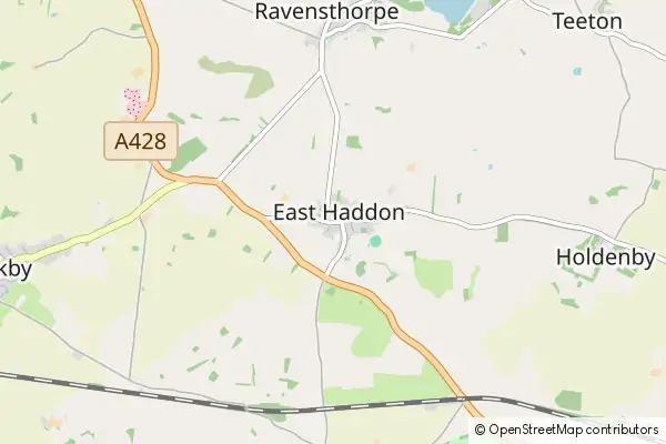 Mapa East Haddon