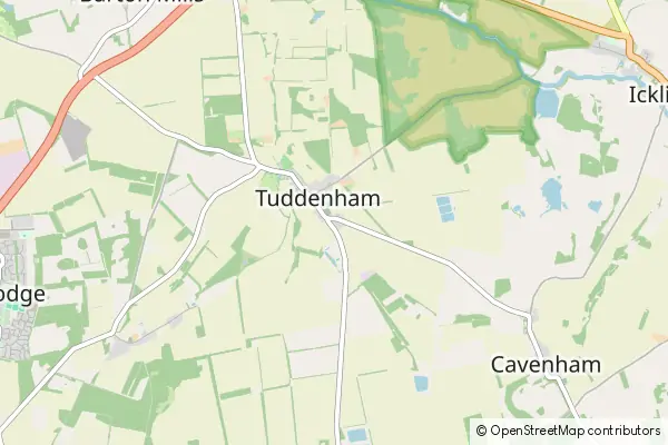 Mapa Tuddenham