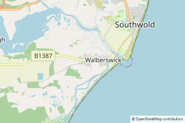 Mapa Walberswick