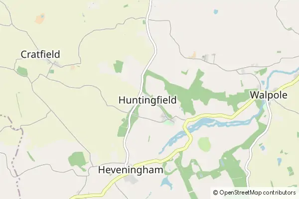 Mapa Huntingfield