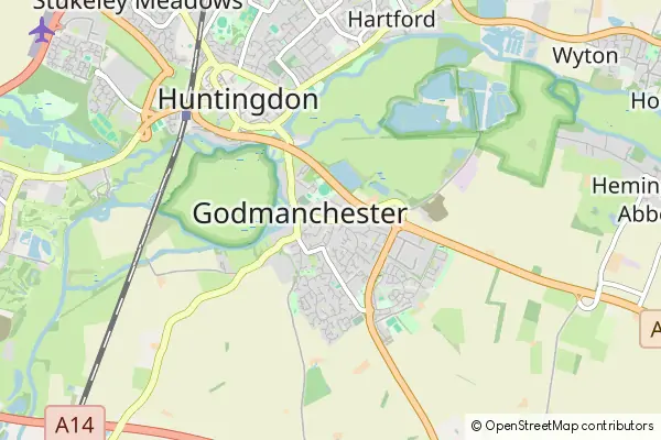 Mapa Godmanchester