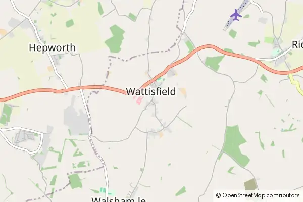 Mapa Wattisfield