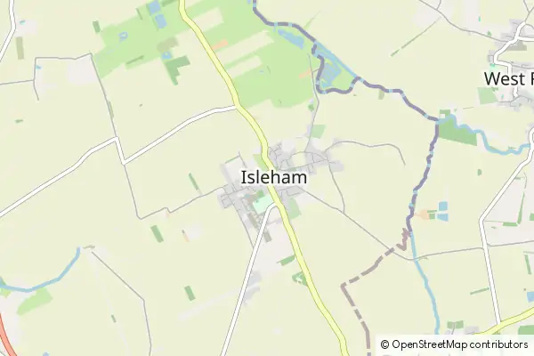 Mapa Isleham