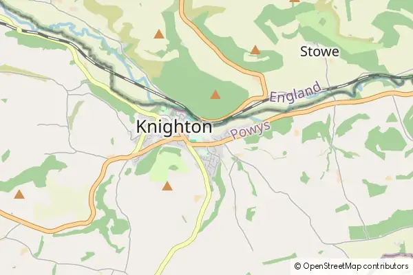 Mapa Knighton