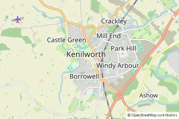 Mapa Kenilworth