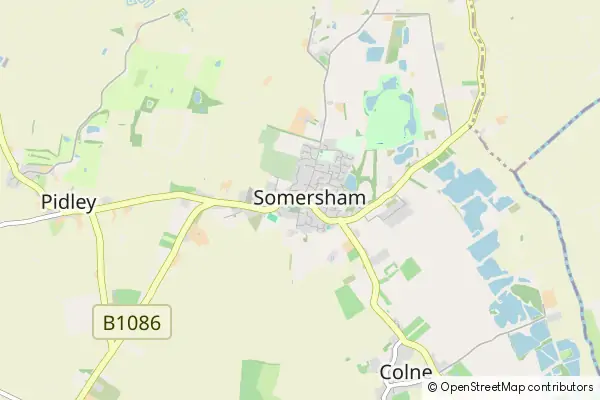Mapa Somersham