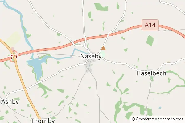 Mapa Naseby