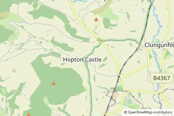 Mapa Hopton Castle