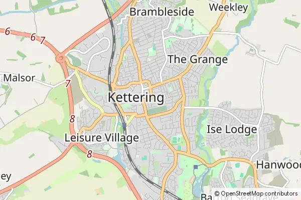 Mapa Kettering