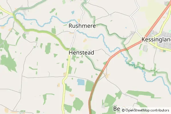 Mapa Henstead