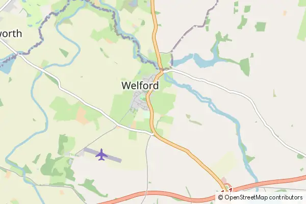 Mapa Welford