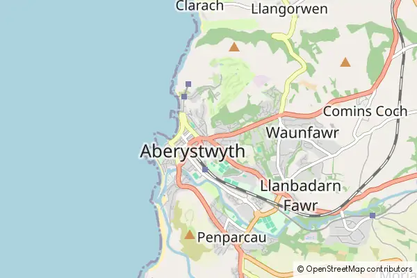 Mapa Aberystwyth