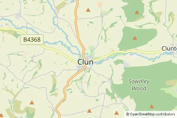 Mapa Clun