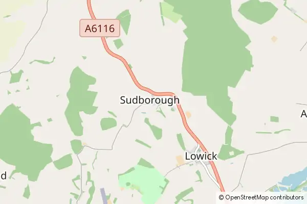 Mapa Sudborough