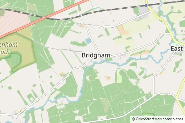 Mapa Bridgham