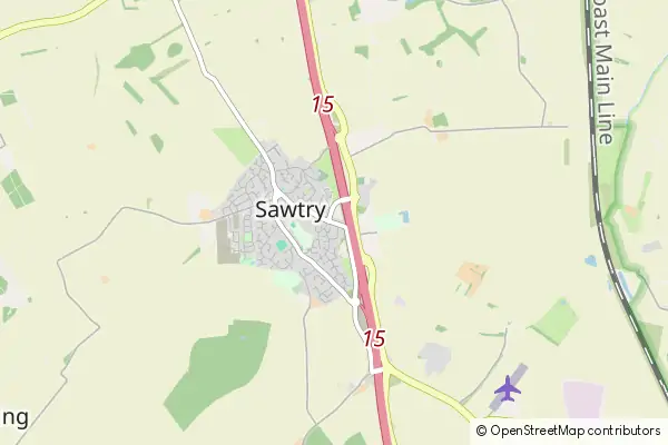 Mapa Sawtry