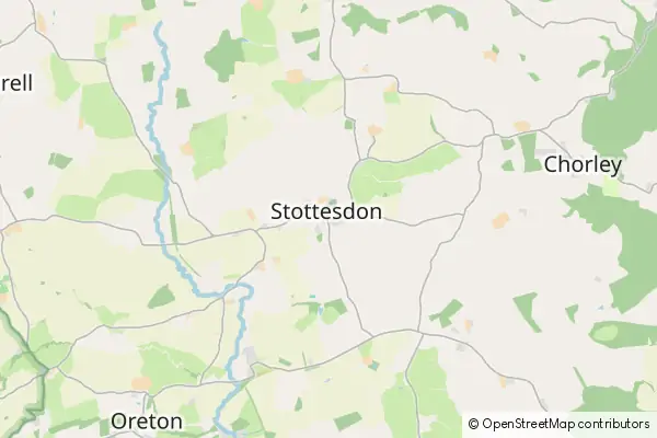 Mapa Stottesdon