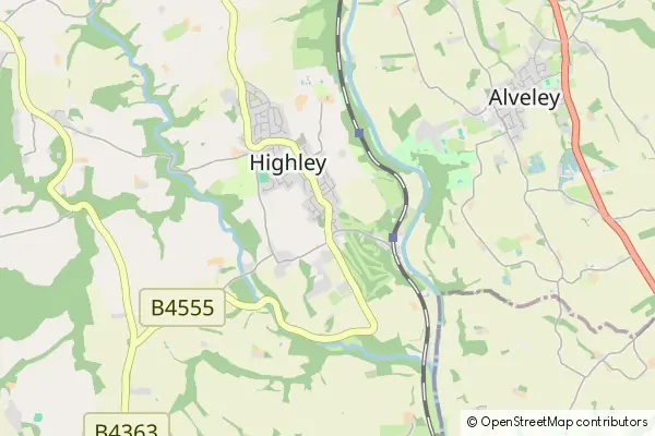 Mapa Highley