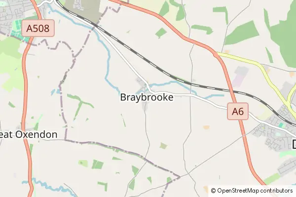 Mapa Braybrooke