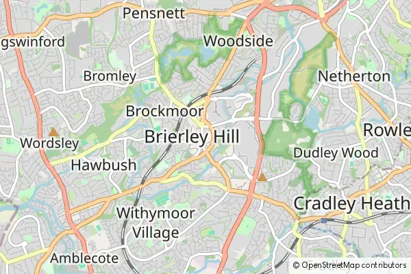 Mapa Brierley Hill