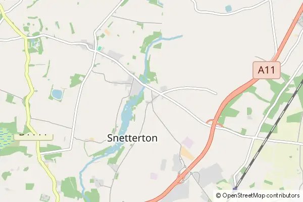 Mapa Snetterton