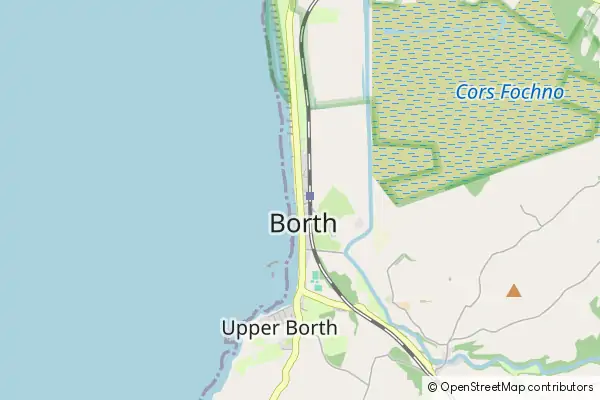 Mapa Borth