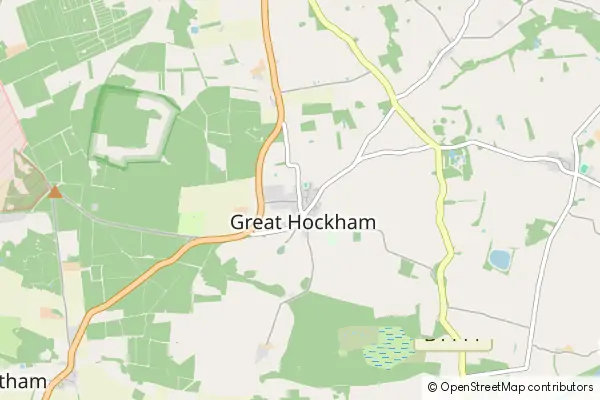 Mapa Great Hockham