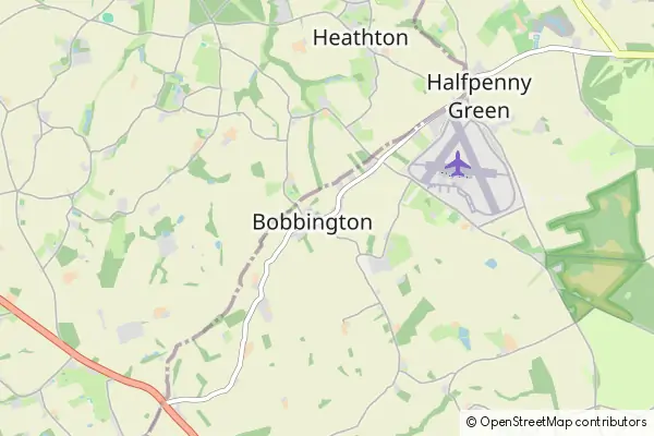 Mapa Bobbington