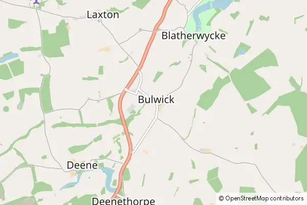 Mapa Bulwick