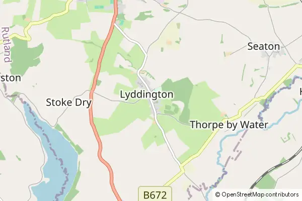 Mapa Lyddington