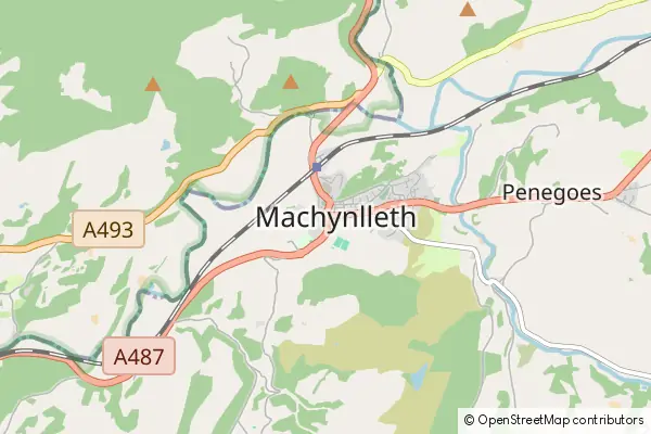 Mapa Machynlleth