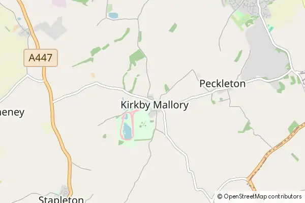 Mapa Kirkby Mallory