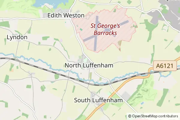 Mapa North Luffenham