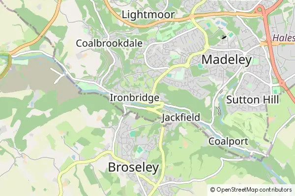 Mapa Ironbridge