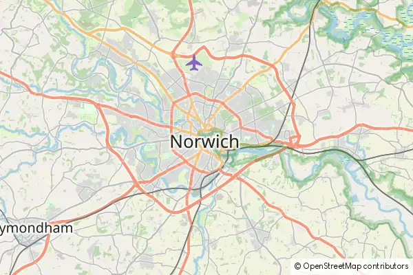 Mapa Norwich