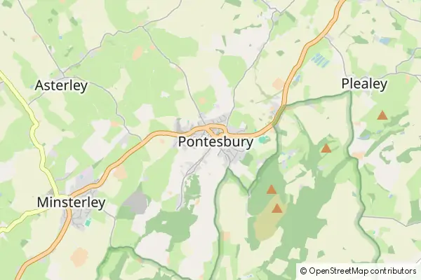 Mapa Pontesbury