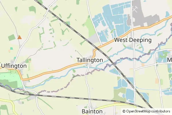 Mapa Tallington