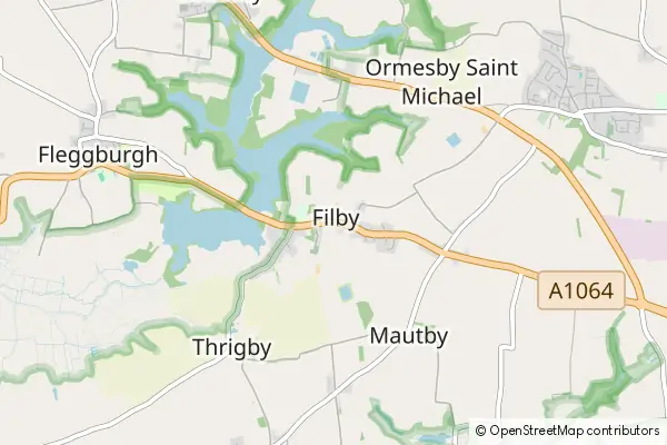 Mapa Filby