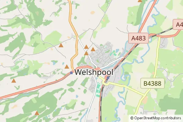 Mapa Welshpool