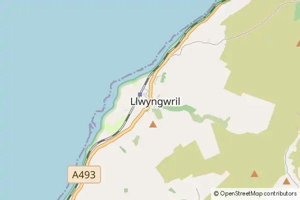 Mapa Llwyngwril