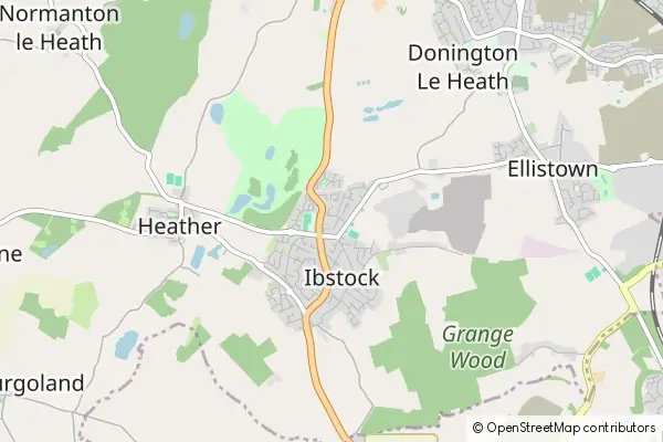 Mapa Ibstock