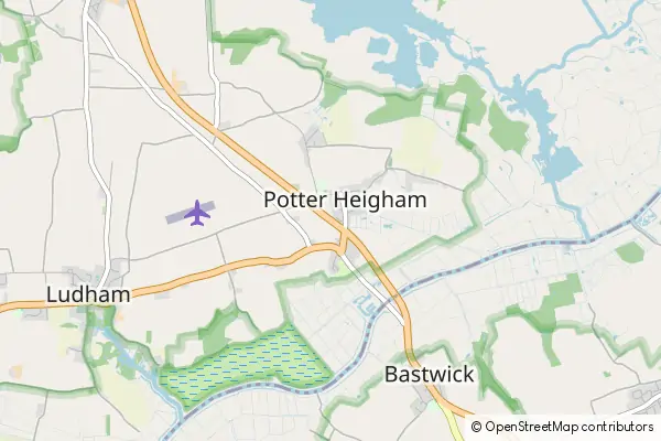 Mapa Potter Heigham