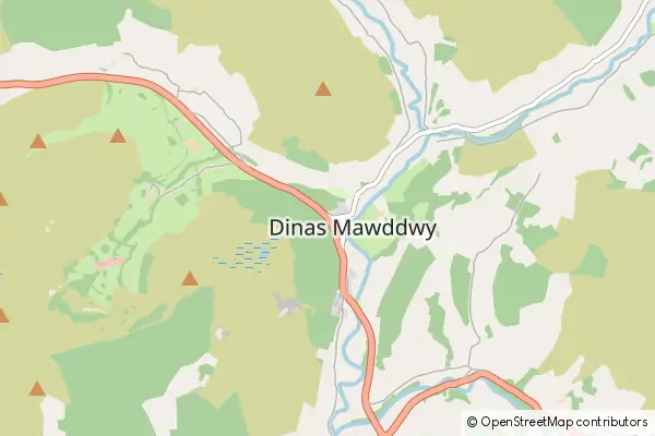 Mapa Dinas Mawddwy