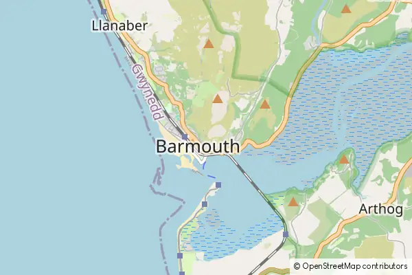 Mapa Barmouth