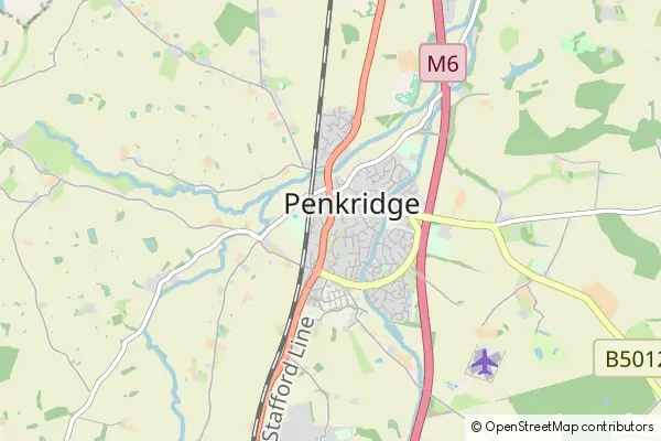 Mapa Penkridge