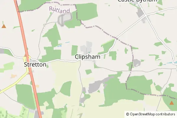 Mapa Clipsham