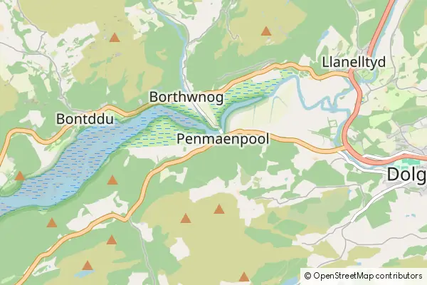 Mapa Penmaenpool