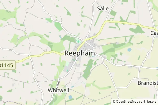 Mapa Reepham