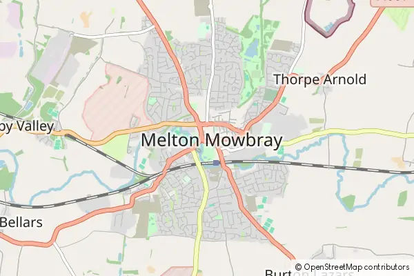 Mapa Melton Mowbray