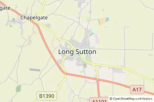 Mapa Long Sutton